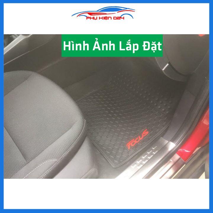 Lót sàn ô tô cao su Focus 2012-2013-2014-2015-2016-2017-2018-2019-2020-2021-2022 không mùi chống trơn trượt