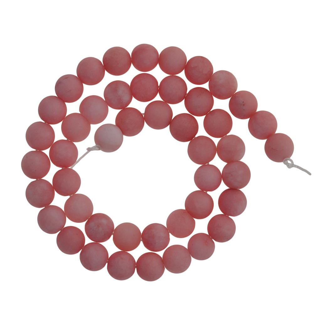 Natural Gemstone Stone 8mm Spacer Loose Round Beads DIY Jewelry Making Gifts Garden Decors