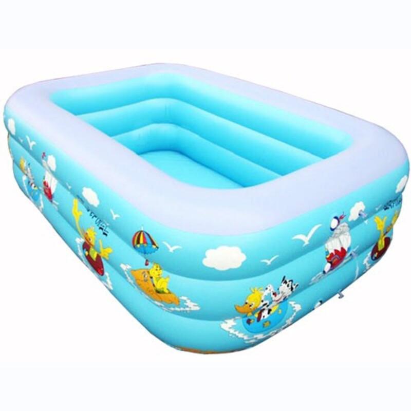 Bể Bơi Cho Bé, Bể Bơi Phao Cho Bé 3 Tầng 1M5 - 150x110xCao55Cm , Hàng Loại 1 Có Đáy Chống Trượt An Toàn Cho Bé