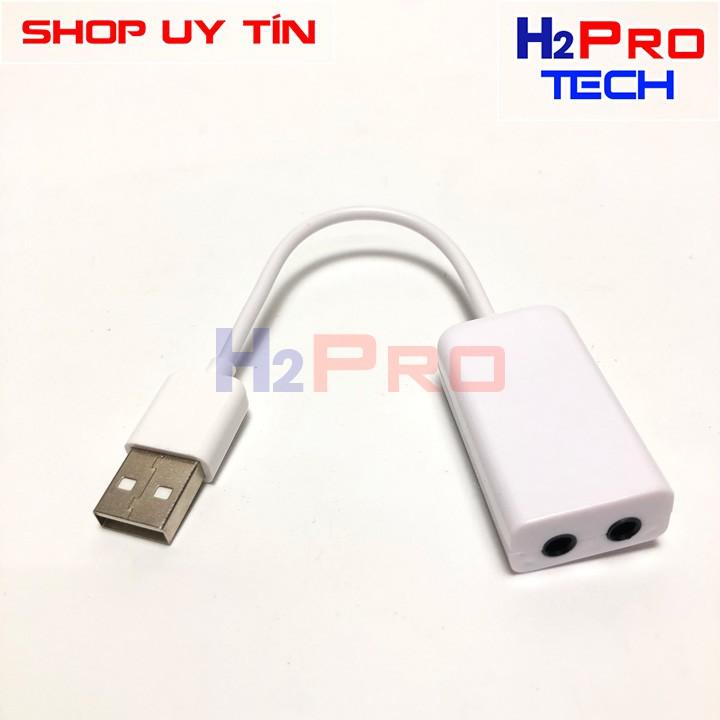 Card USB chuyển đổi âm thanh sang jack 3.5mm hay USB SOUND CARD ÂM THANH 7.1