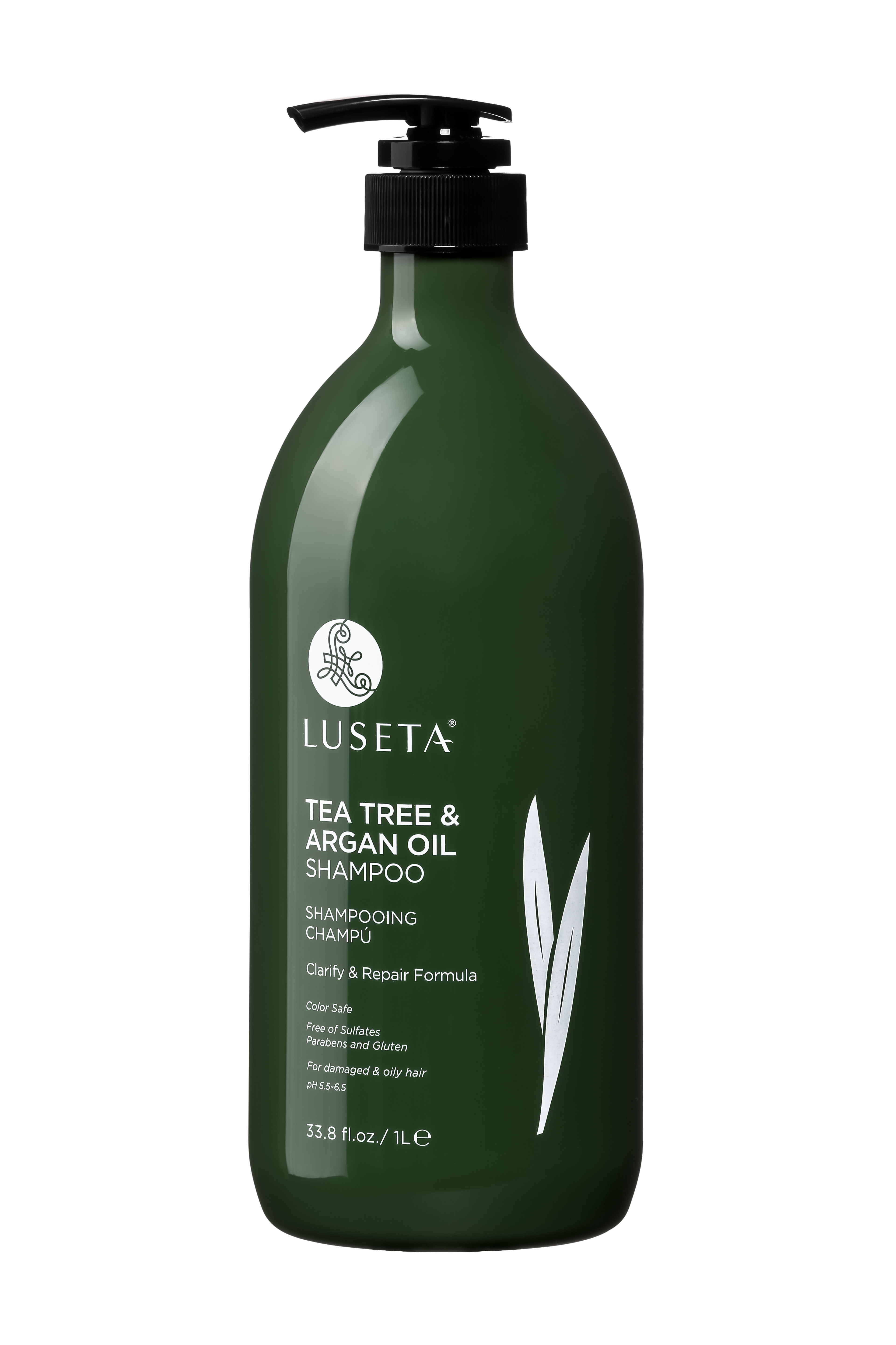 DẦU GỘI VÀ DẦU XẢ LUSETA TEA TREE &amp; ARGAN OIL 1000ML