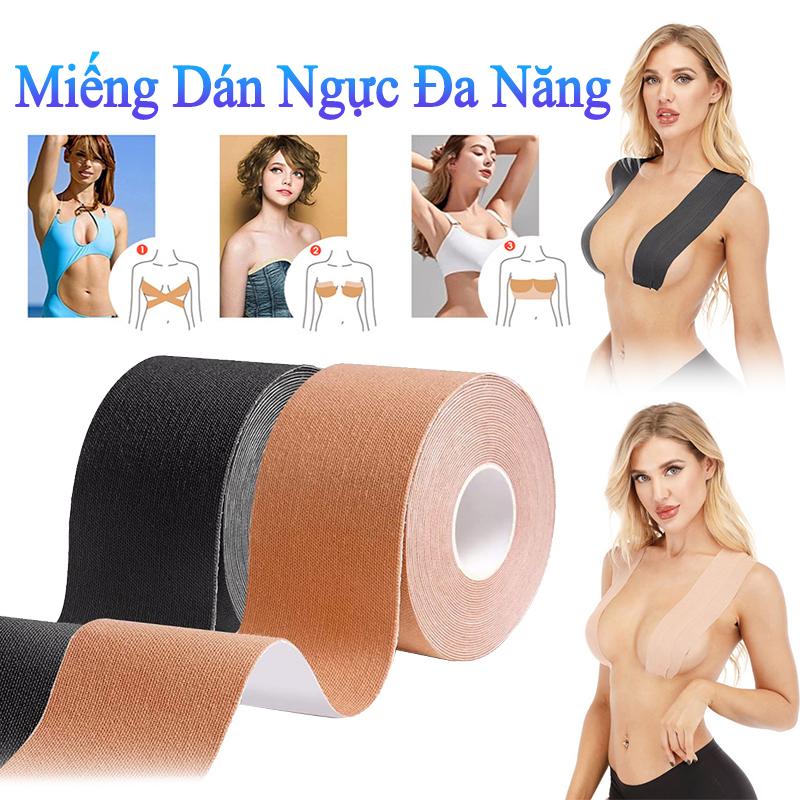 Băng dính dán ngực giúp nâng ngực chống chảy xệ cực tốt,miếng dán ngực đa tạo nhiều kiểu cho nữ - màu da