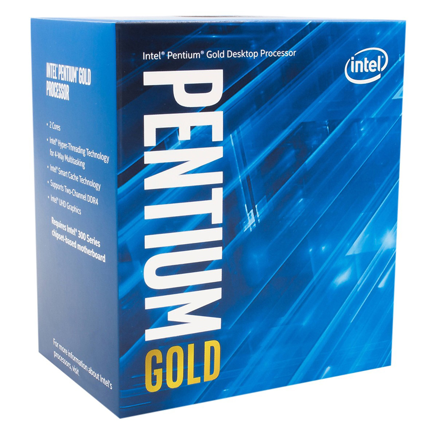 Bộ Vi Xử Lý CPU Intel Pentium Gold G5400 Processor (3.70Ghz, 4M) - Hàng Chính Hãng