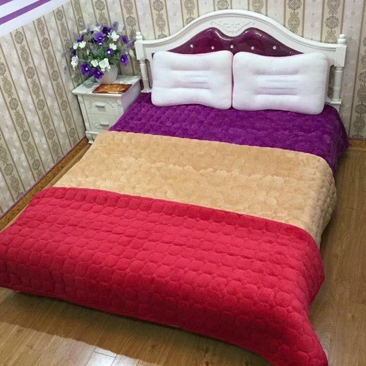 Thảm nhung trải giường loại 1m8 x 2m chat để chọn mẫu