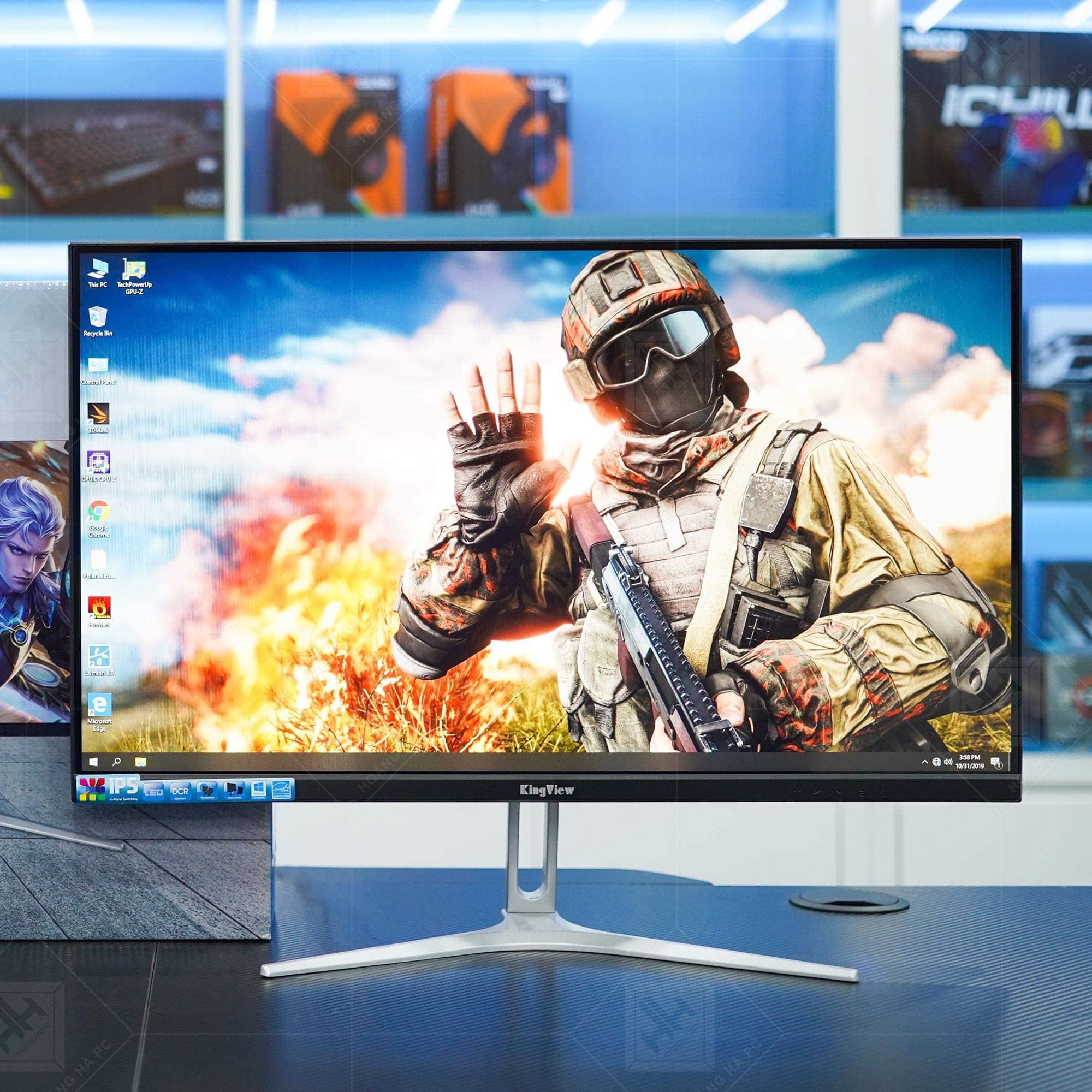 Màn hình máy tính Gaming 24 inch 24FHV 75Hz Full viền chính hãng.