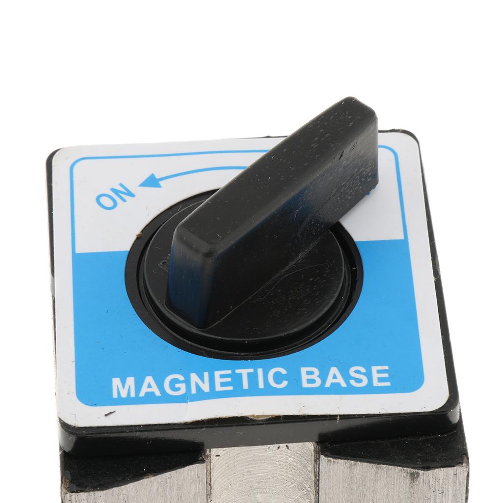 132 lbs/60kg Magnetic Base Stand Holder for Digital Level Dial Test Indicator for Table Scale Precision Indicators Measurement
