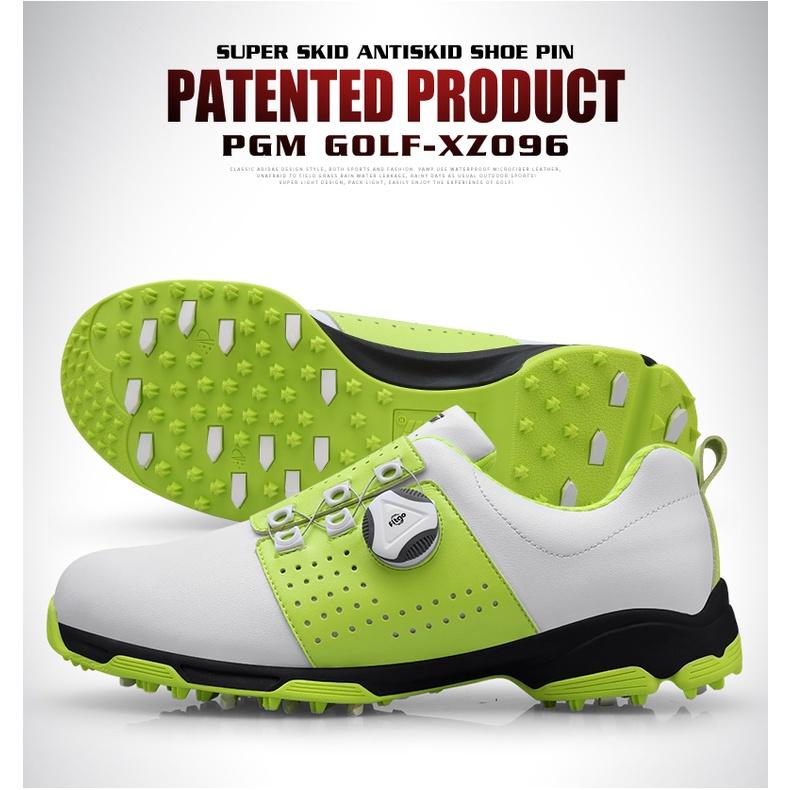 Giày golf nam XZ097 - Chất liệu Da PU cao cấp - Dây dày vặn tiện lợi, nhanh chóng tháo ra và đi vào một cách dễ dàng