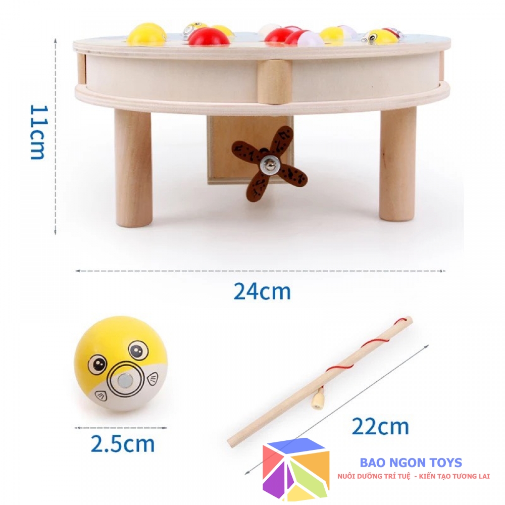 ĐỒ CHƠI CÂU CÁ PHÁT NHẠC GIÚP BÉ GIẢI TRÍ VÀ RÈN LUYỆN VẬN ĐỘNG TINH - BAO NGON TOYS - DG06