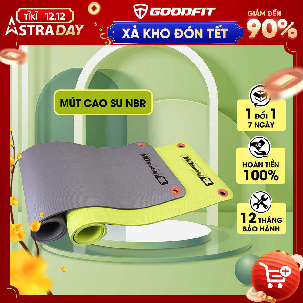 Thảm tập Yoga chất liệu cao cấp MDBuddy MD9004 (NBR)