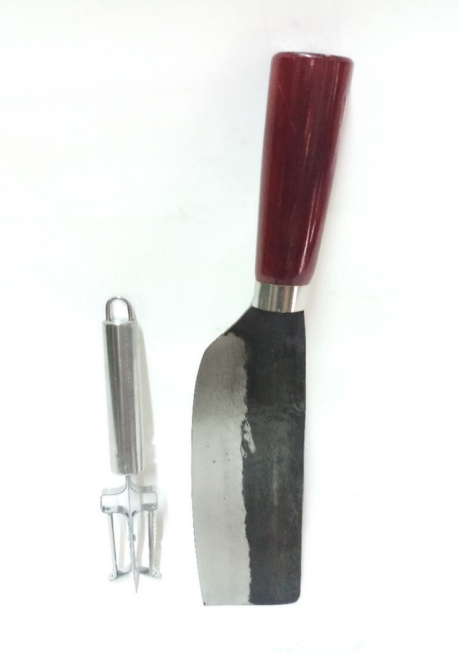 DAO THÉP NHÍP CÁN GỖ,TẶNG KÈM 1 DAO BÀO ĐA NĂNG INOX.