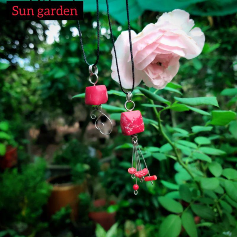 Vòng cổ san hô đỏ may mắn cho nữ