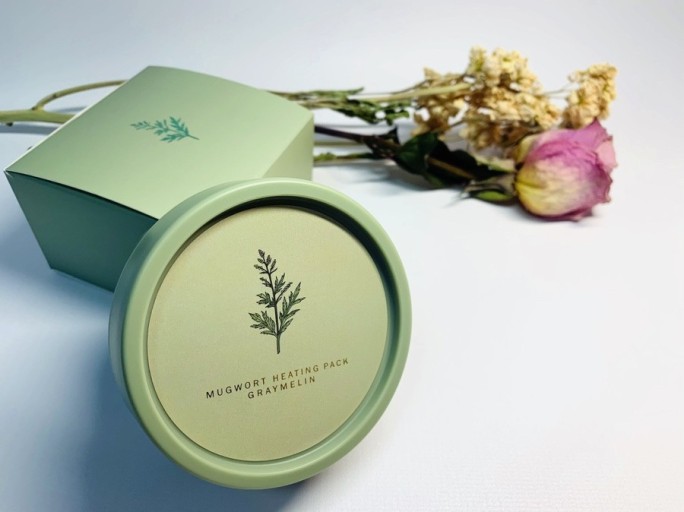 Mặt nạ xông hơi ngải cứu Graymelin Mugwort Heating Pack thải độc kiềm dầu thu nhỏ lỗ chân lông