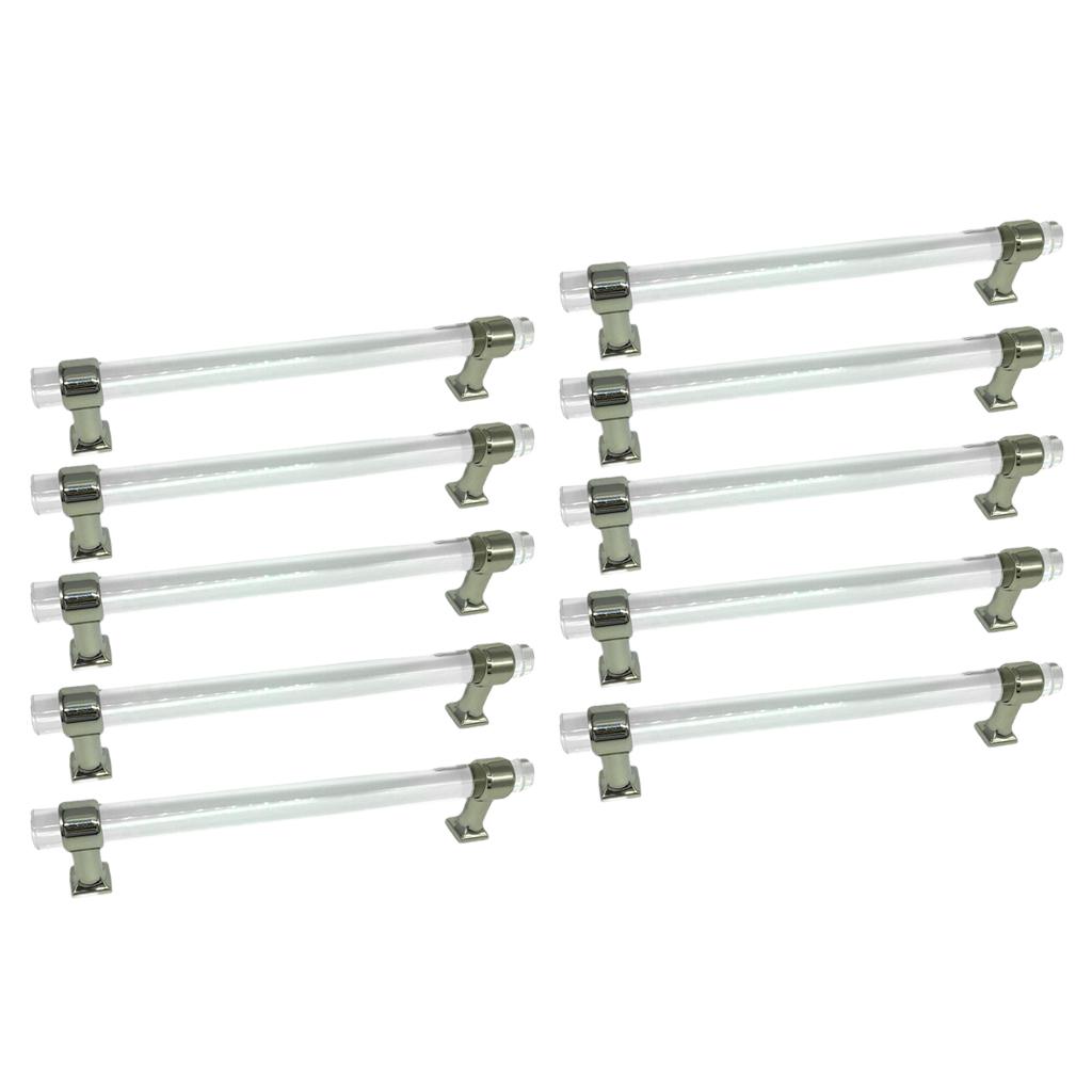 10 Máy Tính Sáng Tạo Acrylic Cửa Kéo Núm Tủ Ngăn Kéo Tủ Tay Cầm Phần Cứng