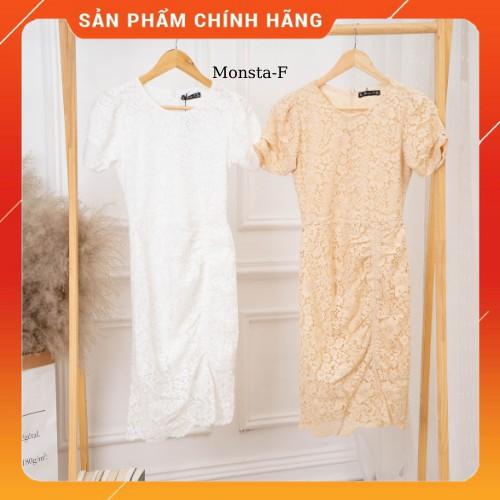 Váy ren rút nhúm siêu xinh - Monsta F thời trang công sở, dạo phố