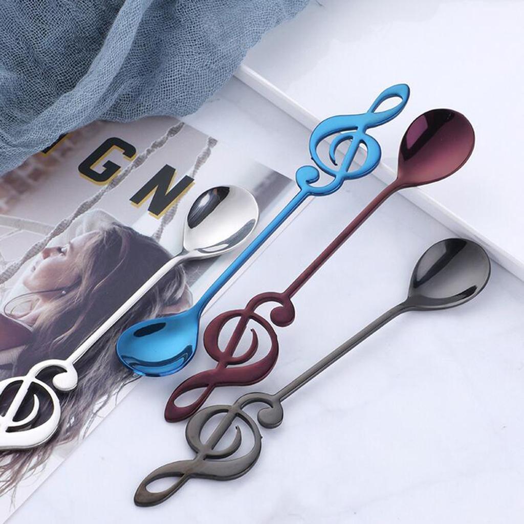 Stainless Steel Coffee Spoon Cocktail Stirring Spoons Multicolor