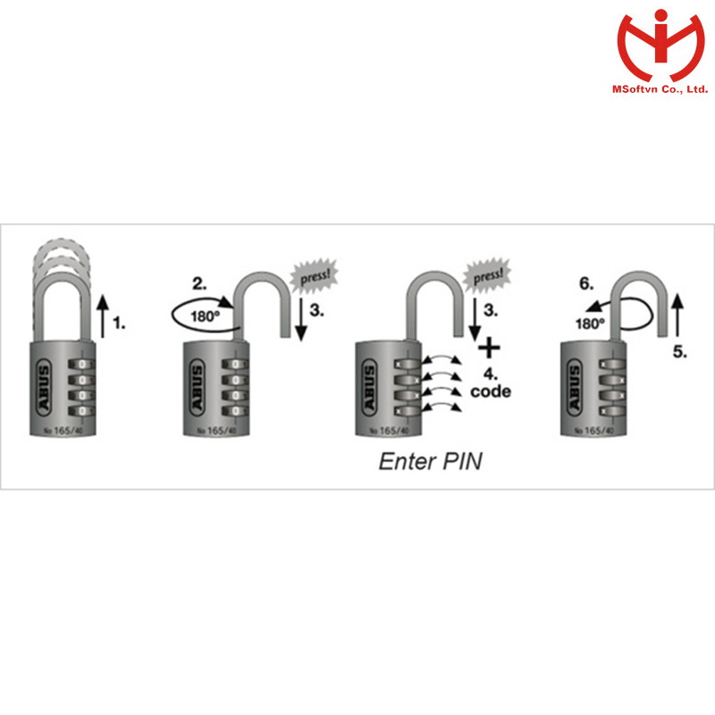 Khóa Số 165 Series ABUS