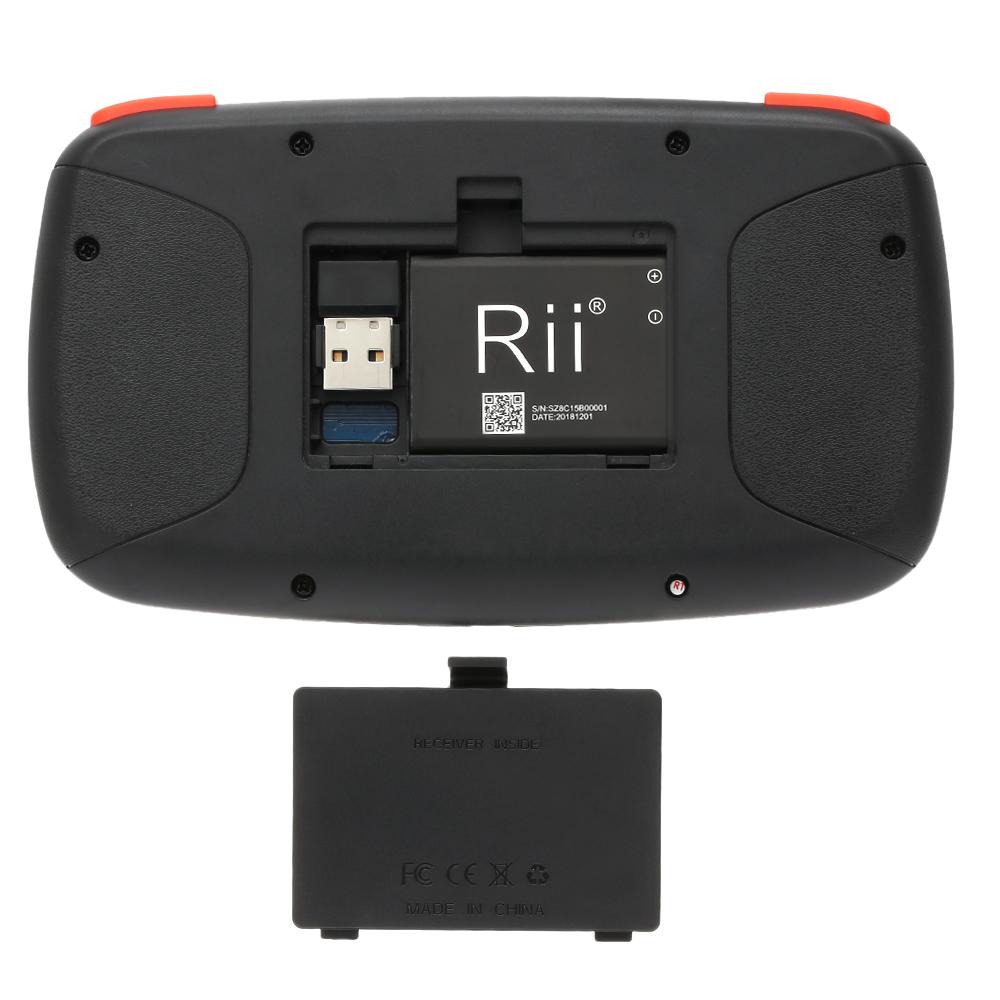 Bàn phím không dây mini Rii i4 Bluetooth & Chế độ kép 2.4GHz điều khiển từ xa