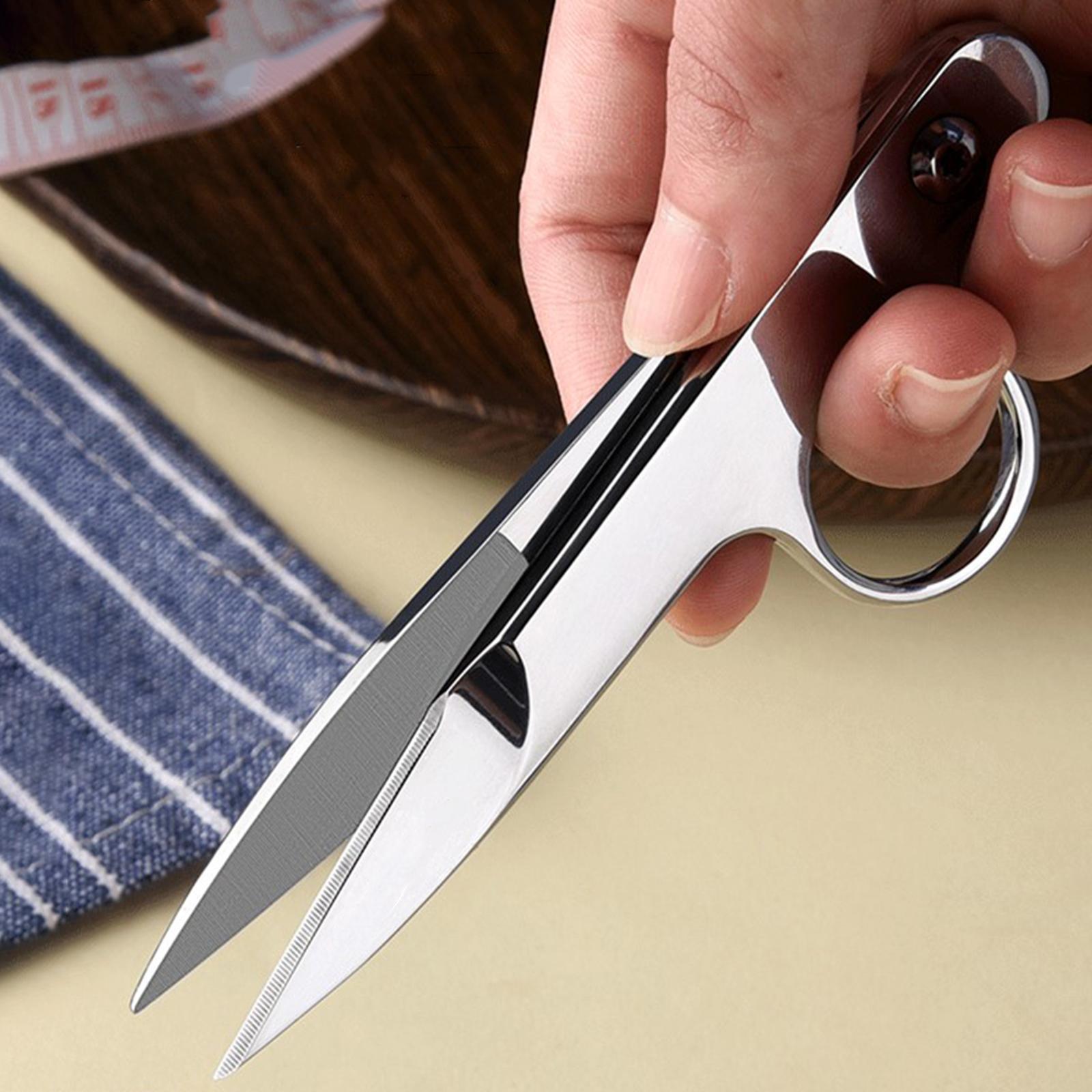 Sewing Scissors, Mini Thread Scissors Trimming Nippers 5” Embroidery Multifunctional Embroidery Shear for Quilting Crafts Fabric DIY
