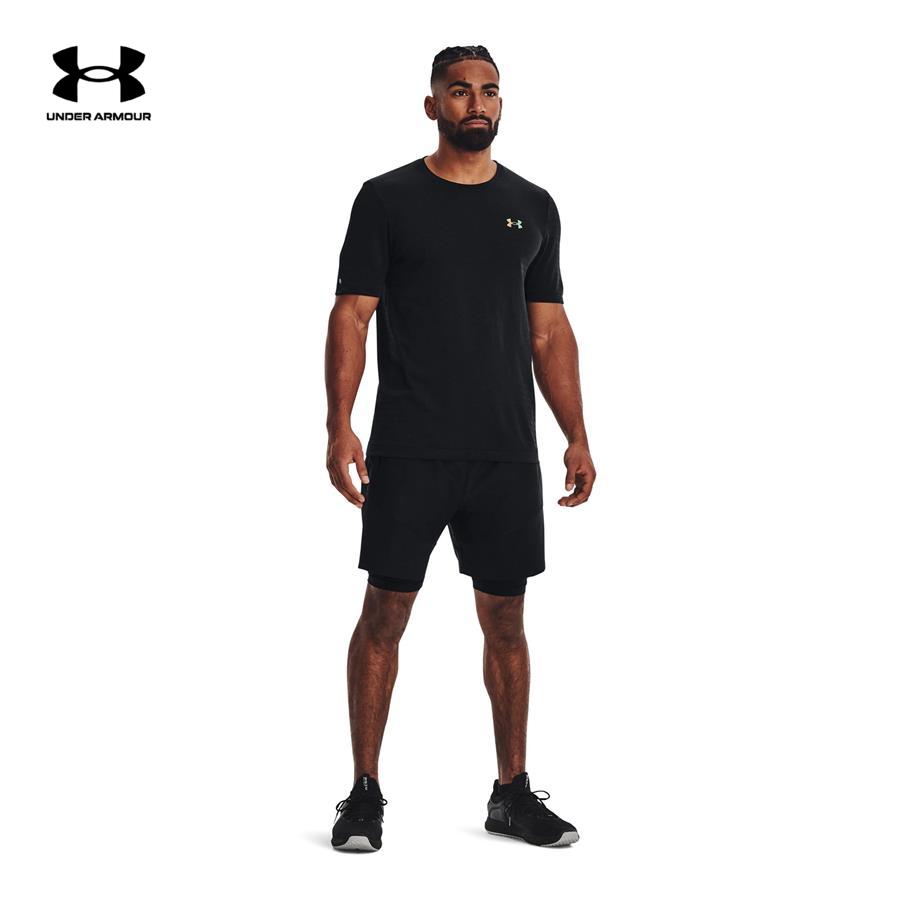 Áo thun tay ngắn thể thao nam Under Armour Rush Seamle Geosport - 1370441-001