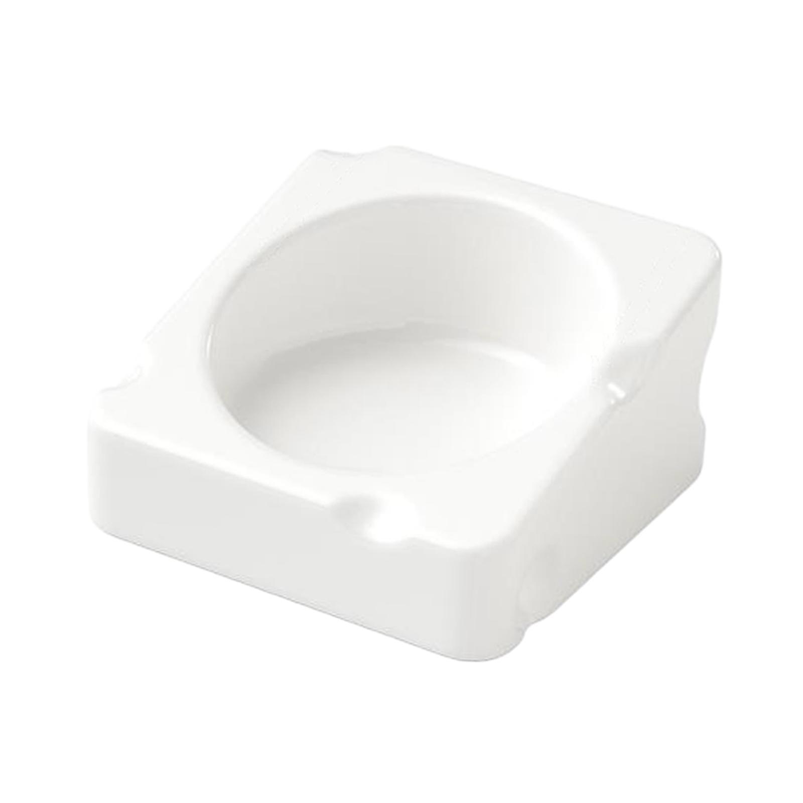 Portable Hamster Food Bowl Stable Durable Ceramic Feeding Bowl for Chinchilla Gerbil Small Animals