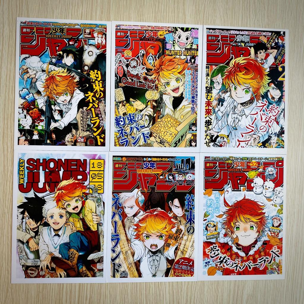 Bộ 20 tấm postcard anime The Promised Neverland - Miền Đất Hứa