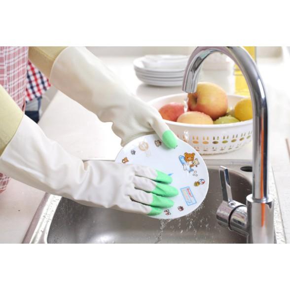 Găng tay cao su gia dụng không thấm nước