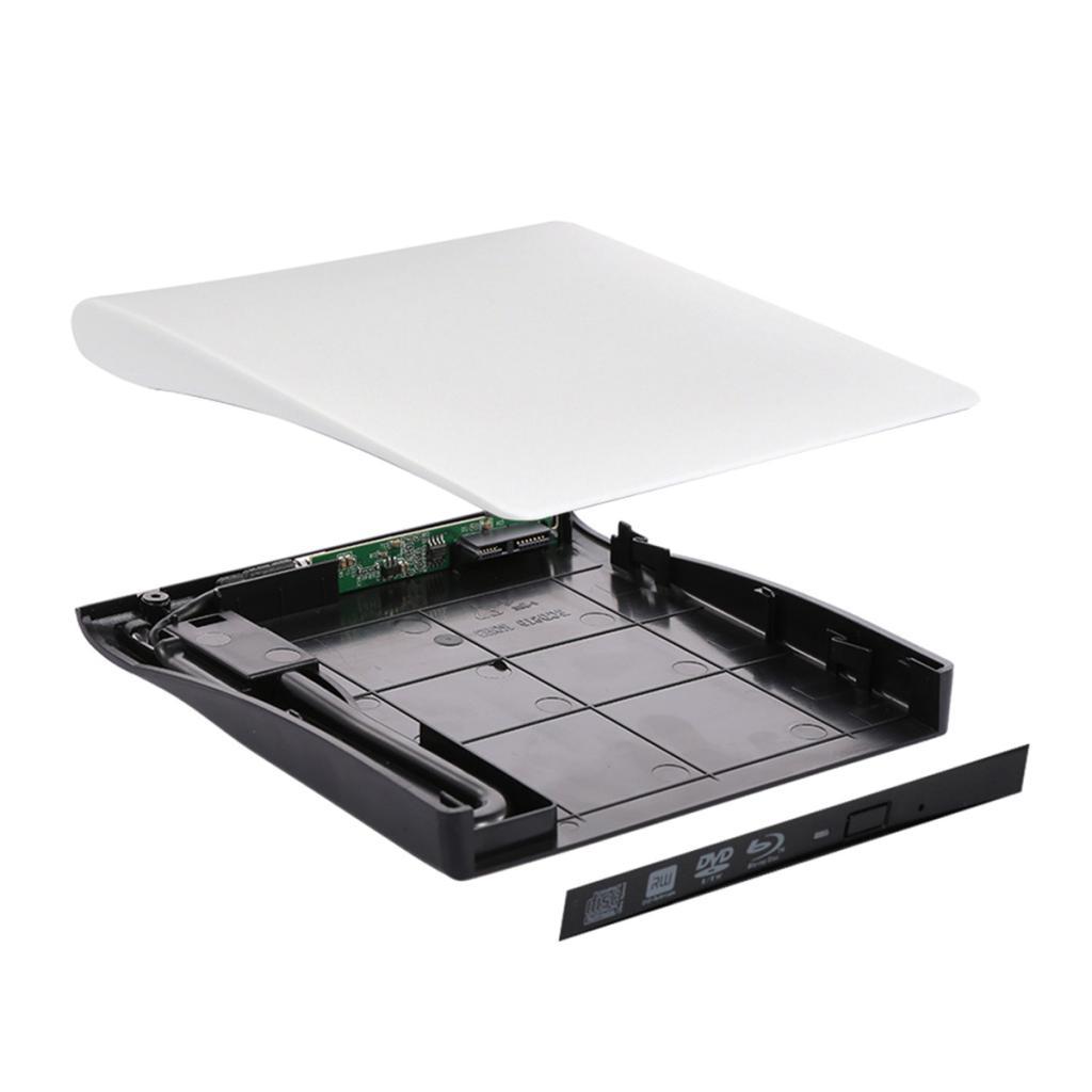 Sunnimix DVD 9.5 Mm/CD-ROM RW DVD Ốp Lưng USB 3.0 SATA Đầu Đĩa DVD Ốp Lưng