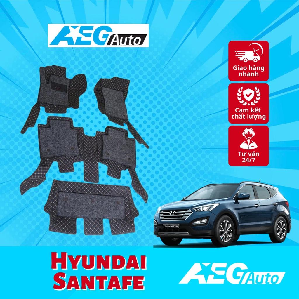 Thảm Lót Sàn Ô Tô 5d 6d Hyundai Santafe Bảo Vệ Sàn Xe Không Mùi Không Thấm Nước Bền Đẹp