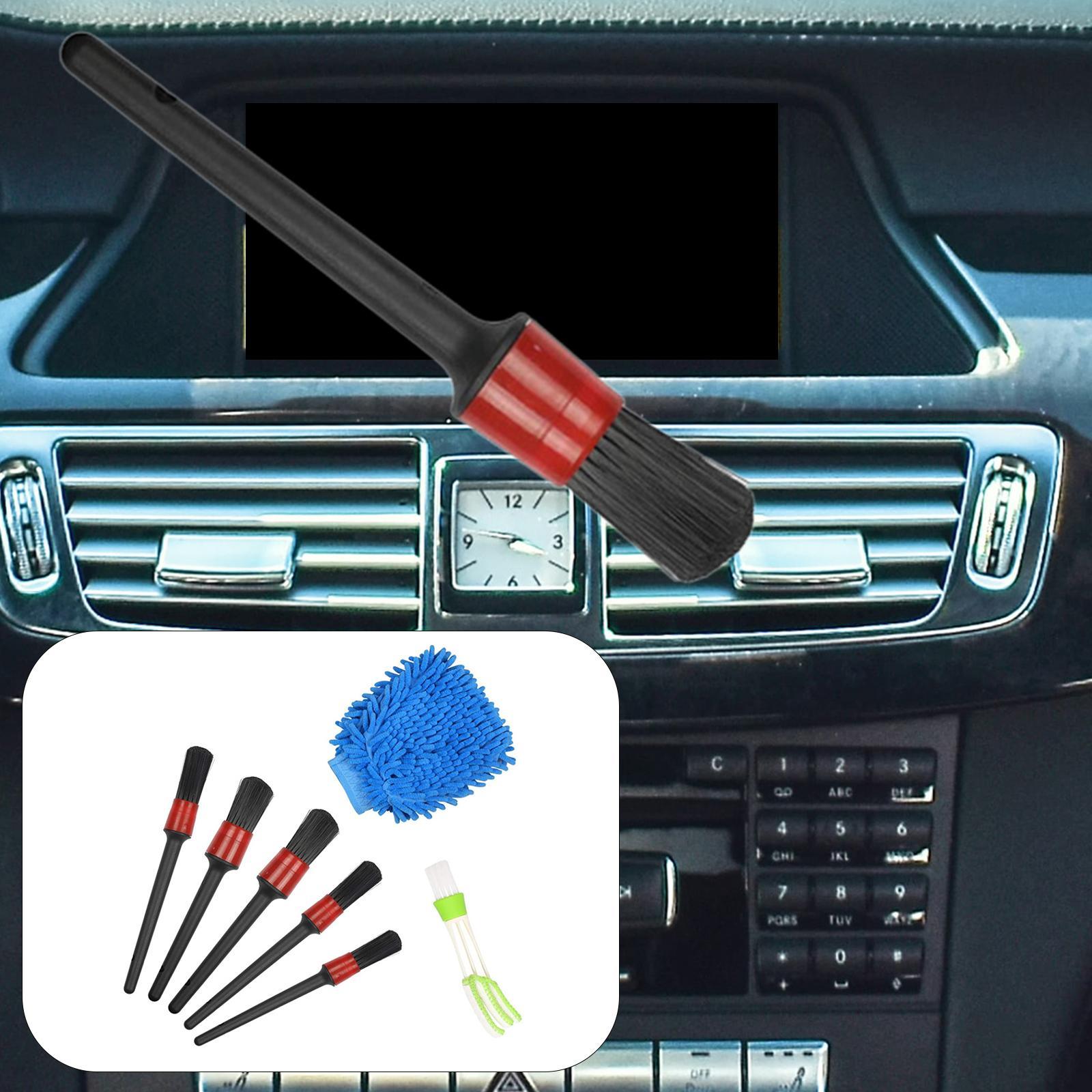 7  Car Detailing Brush Interior Cleaning  Cleaning Tools Kit