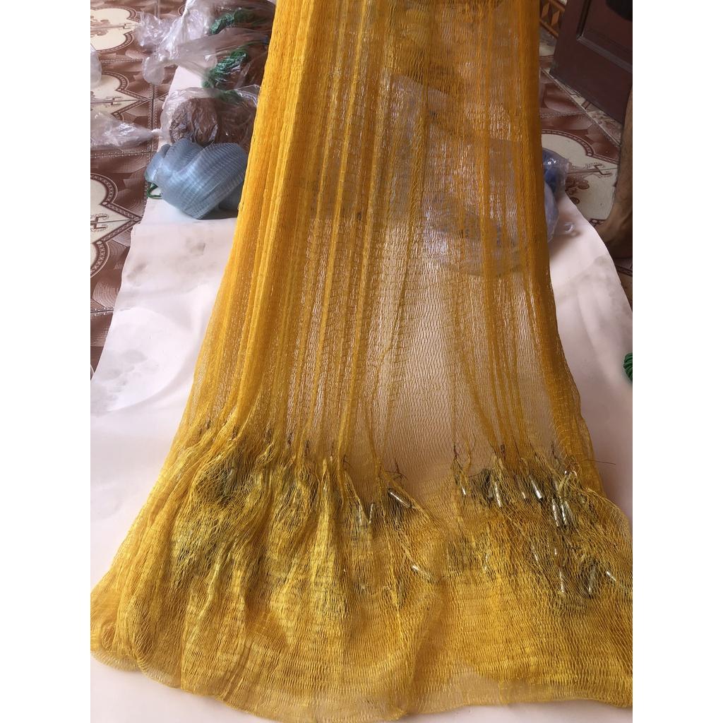 Chài Dù Thái vàng mắt lưới 1.8cm cao 2m5 nặng 2,5kg