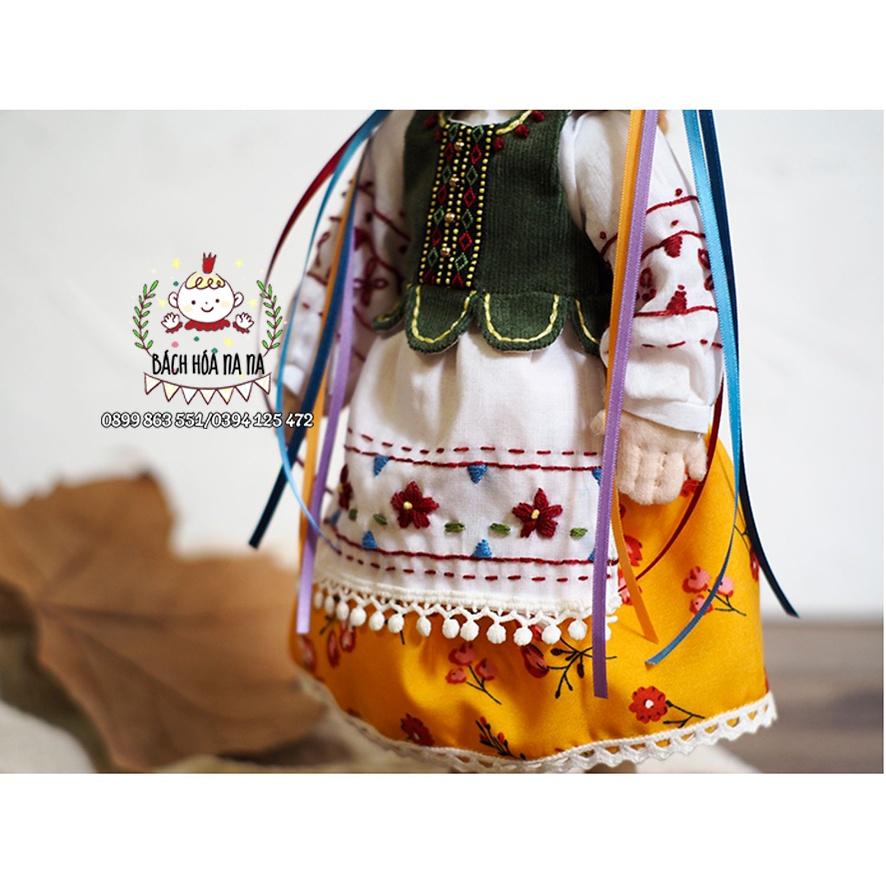 Đồ trang trí thêu tay NHỒI BÔNG / DIY GÓI NGUYÊN LIỆU búp bê thêu tay NGA / LEE DOLL HANDMADE- BÁCH HÓA NA NA