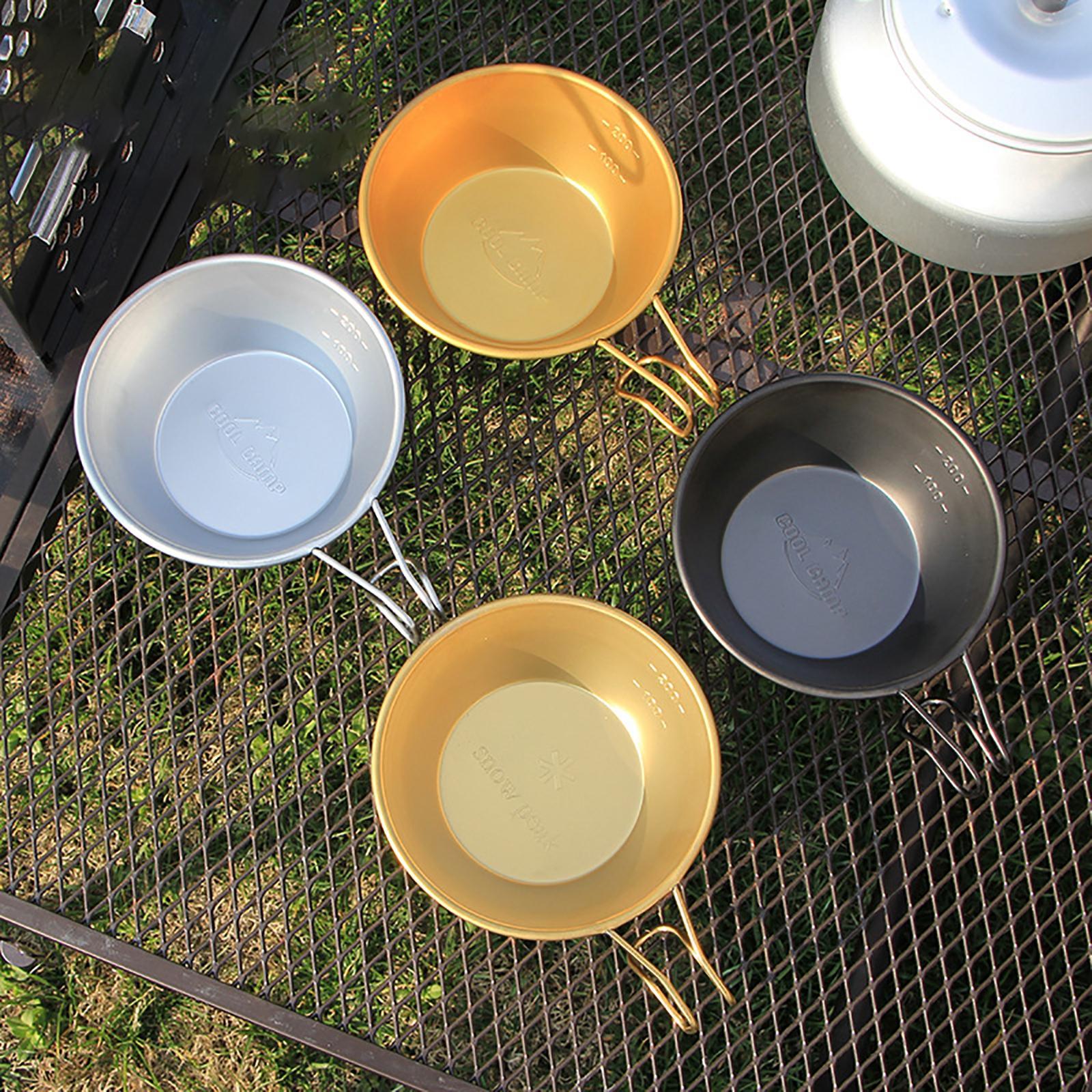 Lightweight Camping Bowl Bowl Outdoor Cookware Cooking for Beach Kitchen Backpacking