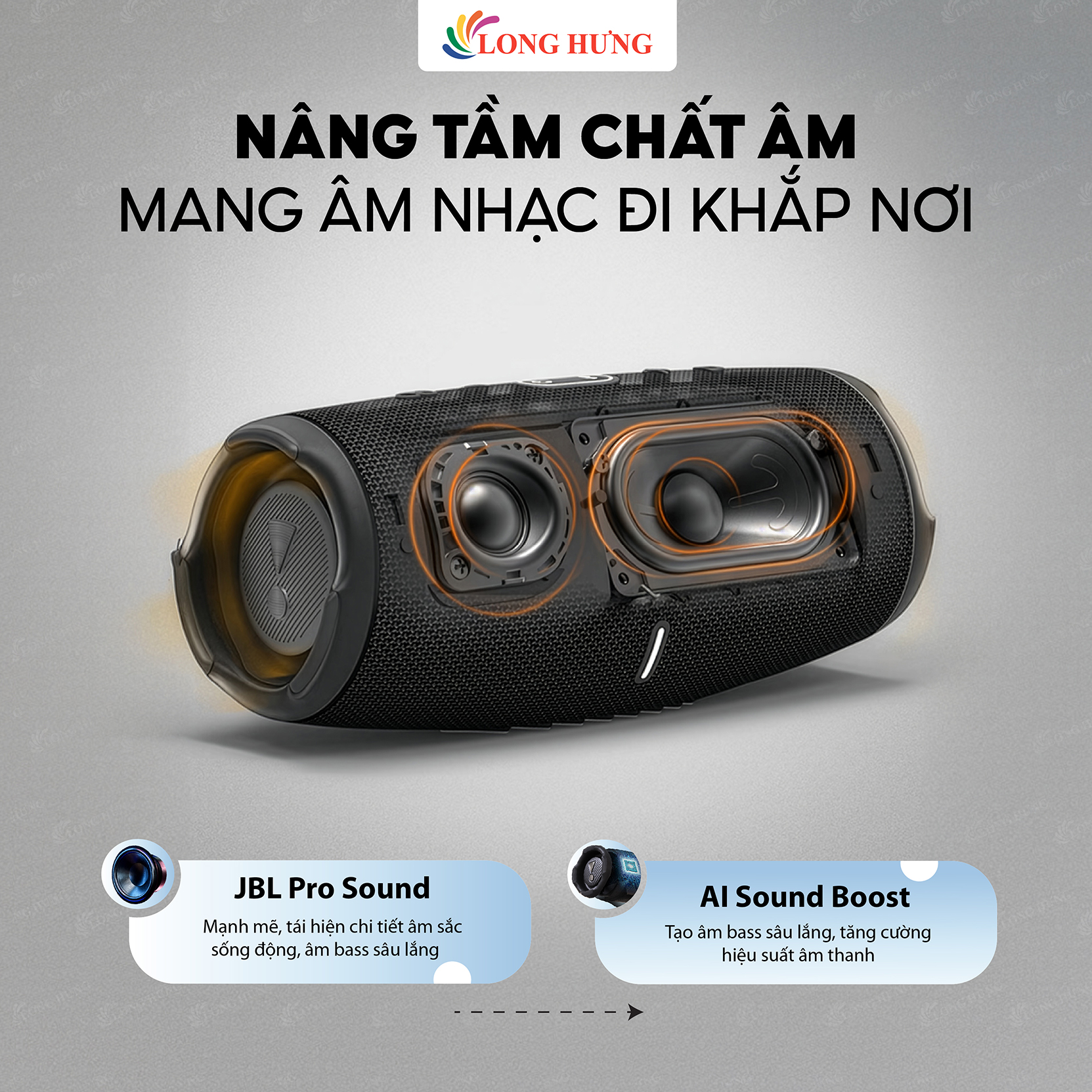 Loa Bluetooth JBL Charge 6 JBLCHARGE6 - Hàng chính hãng