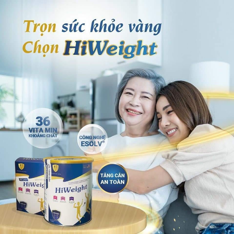 [Combo 2 Lon 650g] Hi Weight Sữa Tăng Cân Cho Người Gầy, Hỗ Trợ Tiêu Hóa, Cải Thiện Biếng Ăn, Bổ Sung Dinh Dưỡng, Cải Thiện Cân Nặng