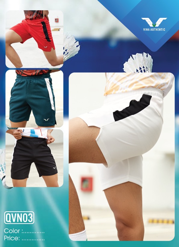[MUA 1 TẶNG 1] Quần Thun Ngắn Thể Thao Nam Vina Authentic QVN03