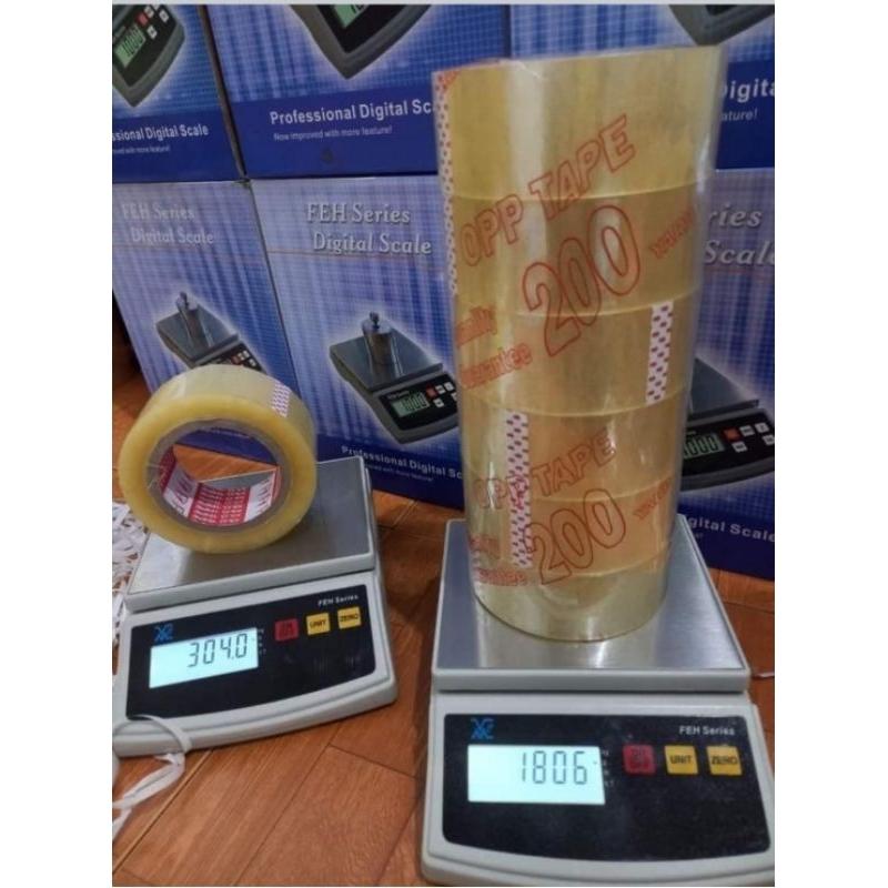 Năng keo Dính trong cuộn 200yard cuộn dày nhiều keo nguyên cây 6 cuộn như hình