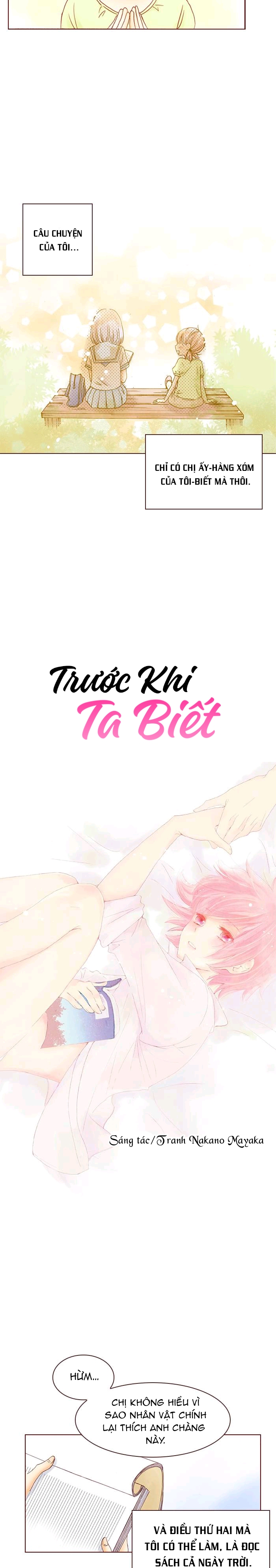 trước khi ta biết chapter 1 2