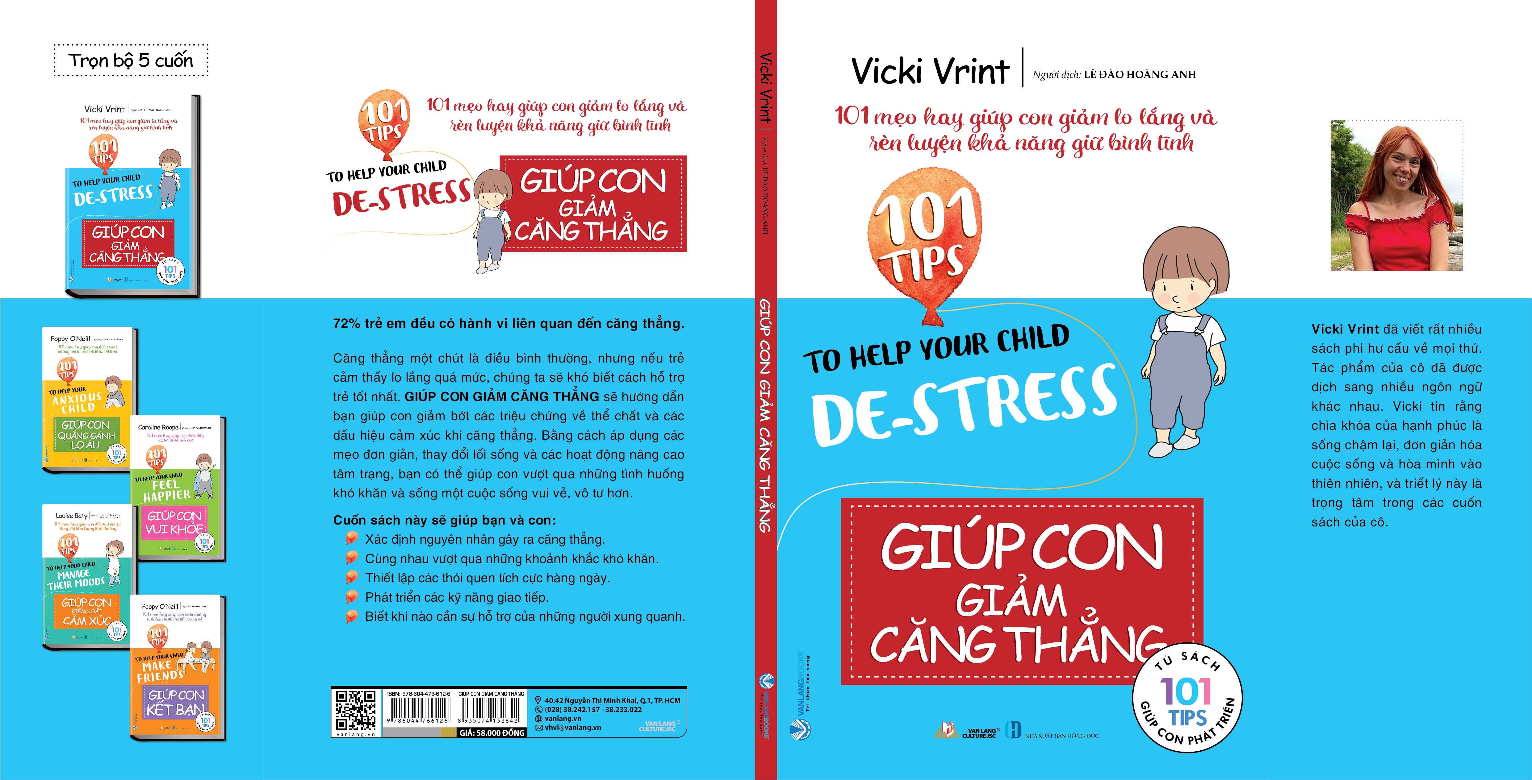 Giúp Con Giảm Căng Thẳng - Vanlangbooks