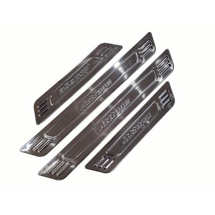 Ốp Bậc - Trong Ngoài Titan Xe Mitsu Attrage 2018 2019 2020 2021