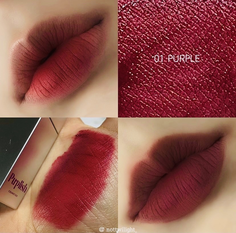 Son lì lâu trôi PURPLISH Personal Velvet Lip Tint