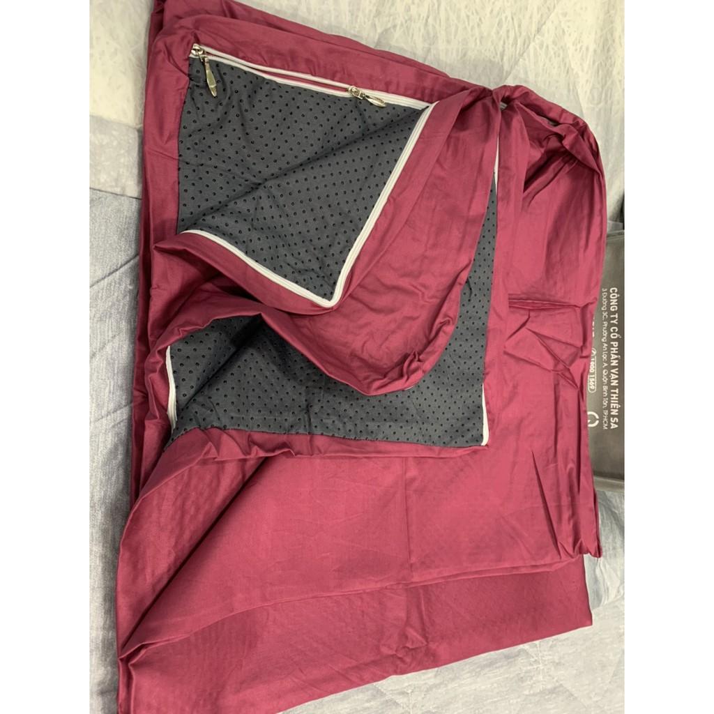 Áo bọc Topper bọc nệm Edena Cotton Có Dây Kéo và Cao su chống trơn trượt