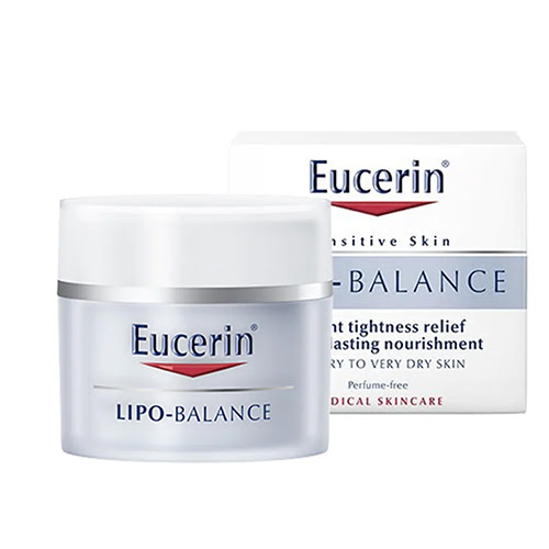 Eucerin Kem Dưỡng Ẩm Chuyên Sâu Dành Cho Da Khô Nhạy Cảm Lipo Balance 50ml