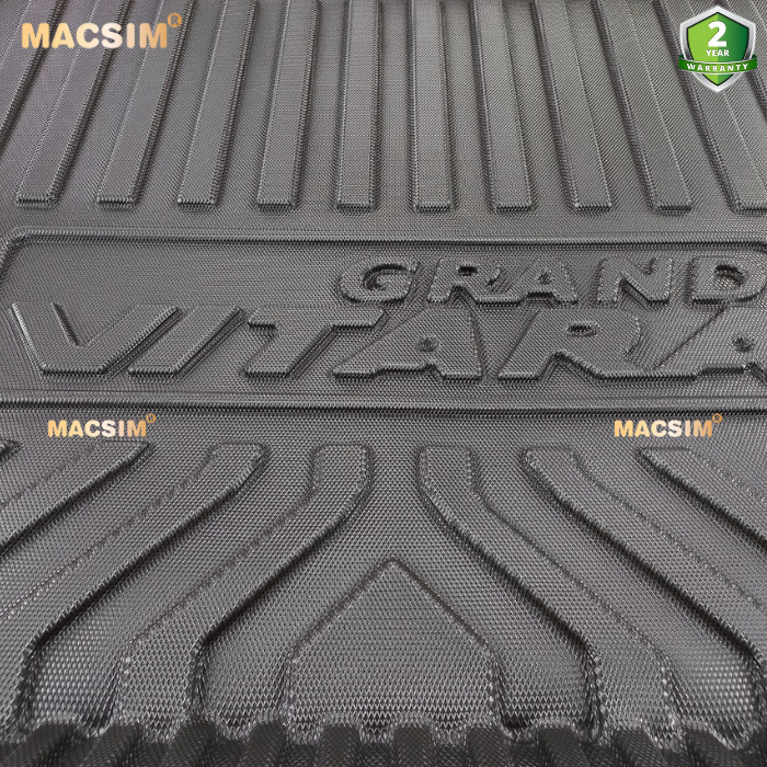 Thảm lót cốp xe ô tô qd  Suzuki Vitara 2003- 2016  nhãn hiệu Macsim chất liệu TPV cao cấp màu đen