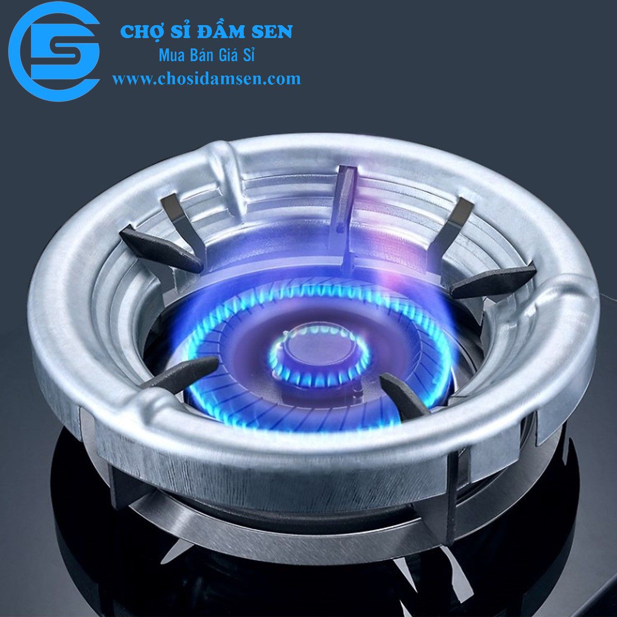 Kiềng chắn gió bếp gas tránh tạt lửa, kiềng chống tảng nhiệt giúp tiết kiệm gas G361-Kiengbepgas