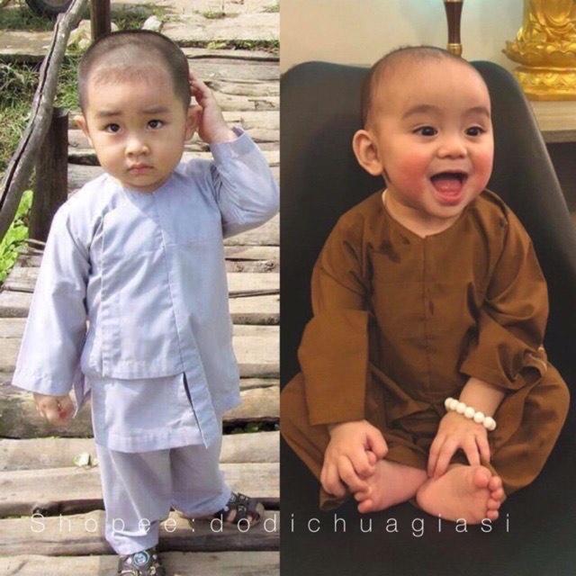 ĐỒ LAM ĐI CHÙAVạt Hò Cho Bé Vải Thoáng Mát