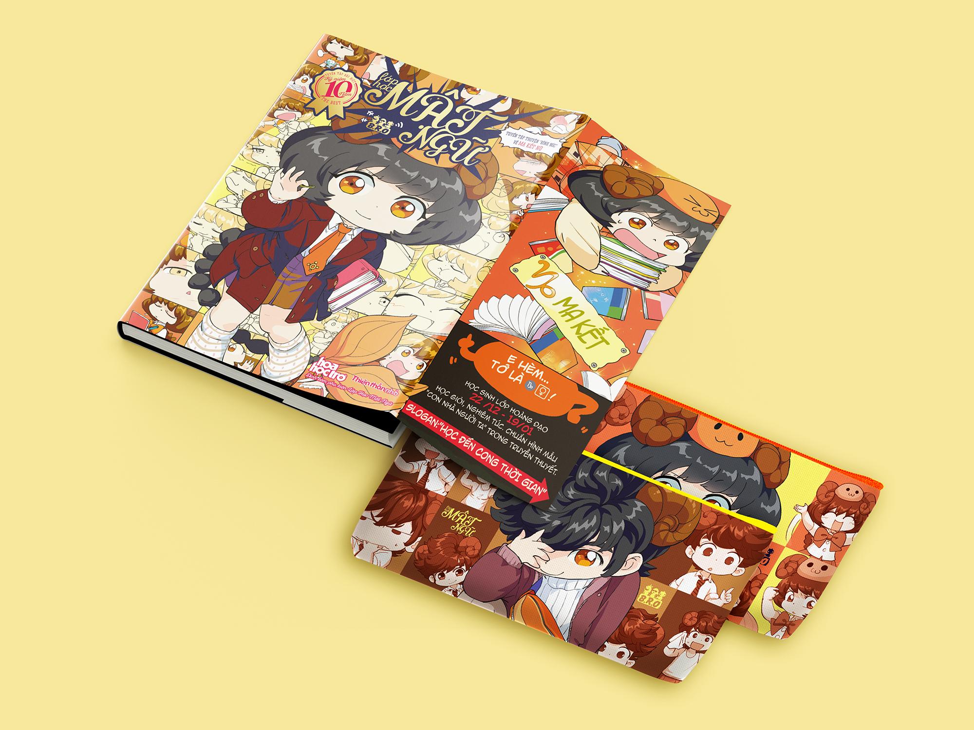 Sách - Lớp Học Mật Ngữ - Tuyển Tập Đặc Biệt Kỷ Niệm 10 Năm THE BEST - Tuyển Tập Truyện "Đỉnh Nóc" Ma Kết Nữ - Tặng Kèm Túi Đựng Dụng Cụ Học Tập Lớp Học Mật Ngữ
