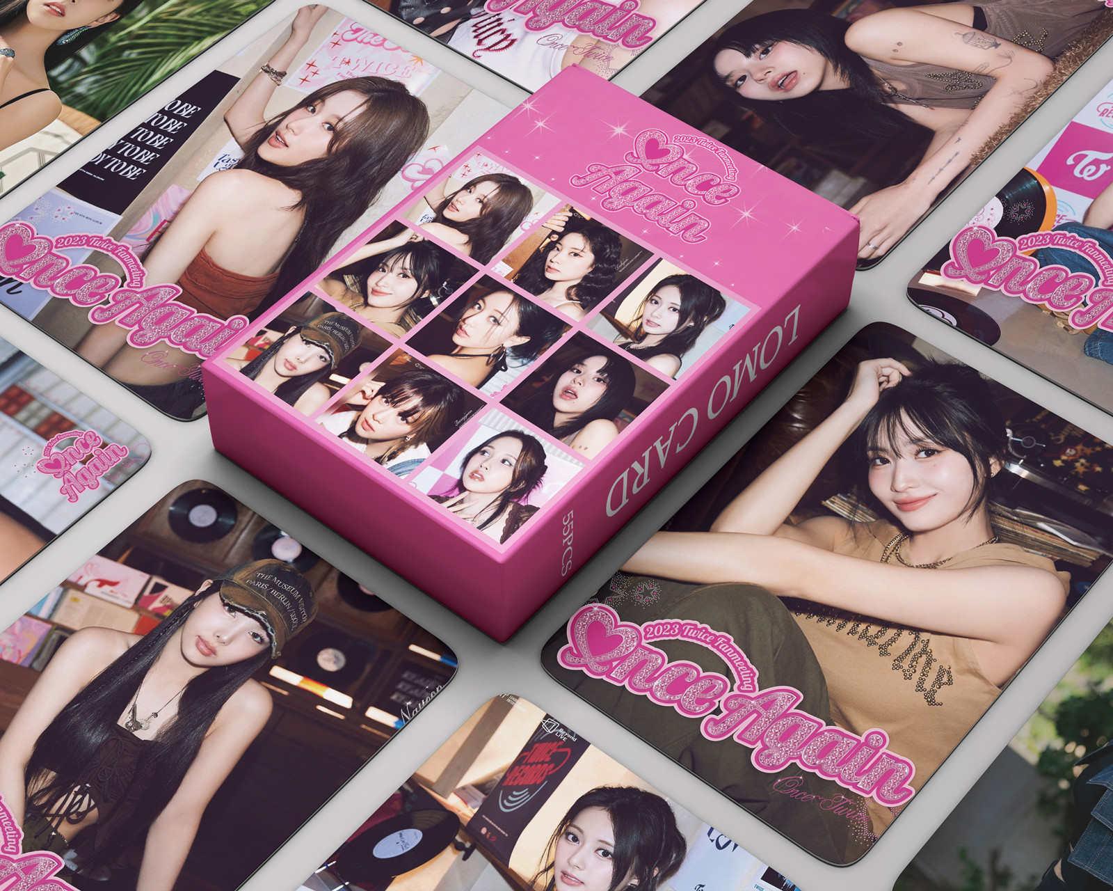 Set 55 lomo card Twice-Once Again-2023 Twicw Fan Meeting
