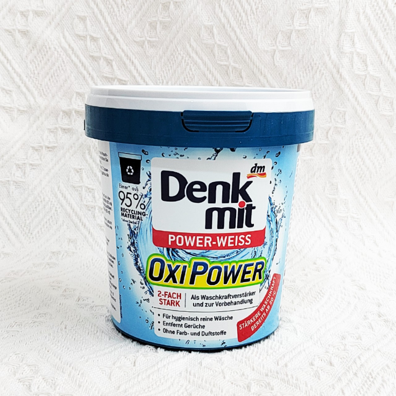 Hộp bột tẩy trắng quần áo  Oxi Power DENKMIT 750 g