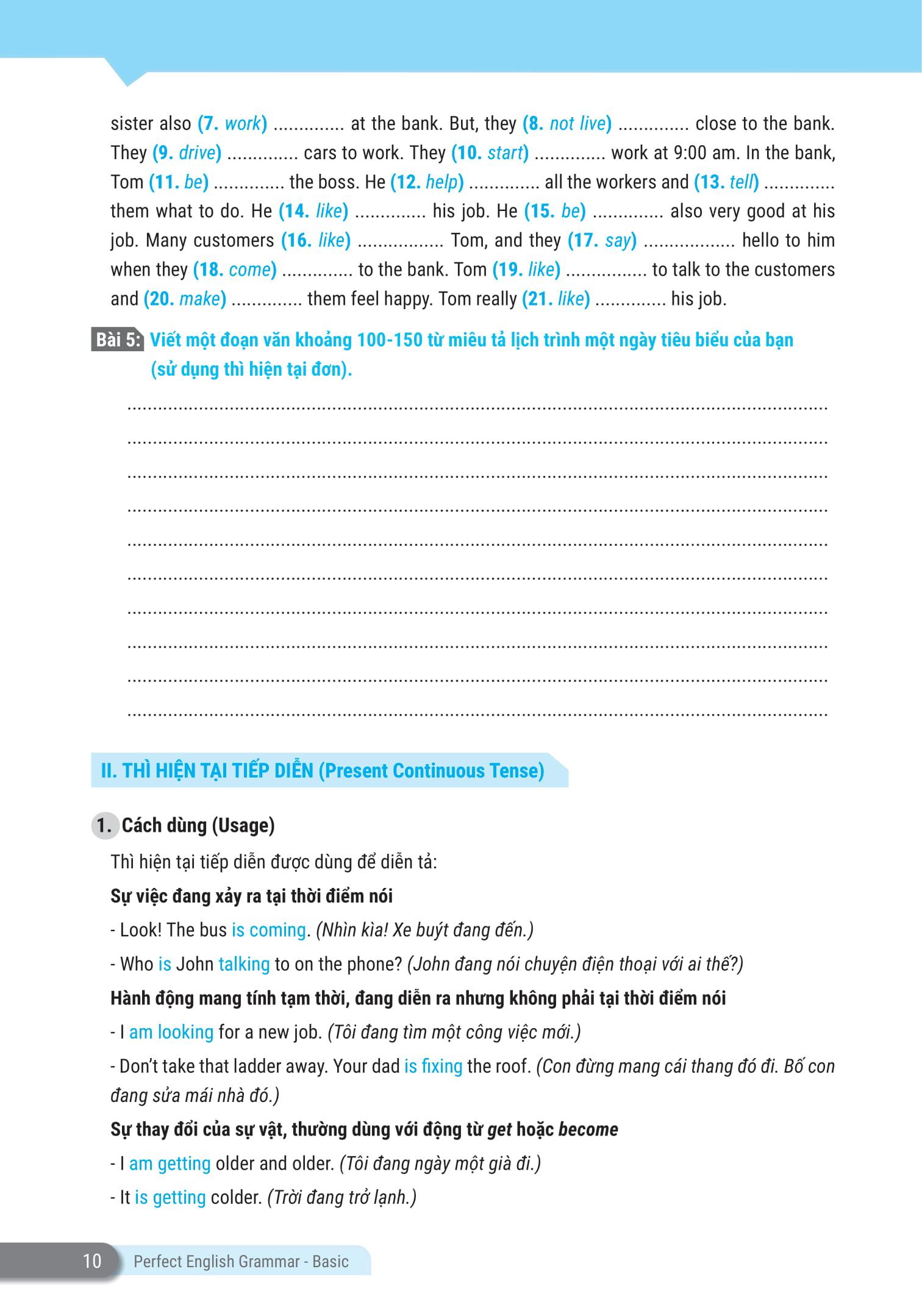 Perfect English Grammar - Cẩm Nang Tự Học Toàn Diện Ngữ Pháp Tiếng Anh - Basic