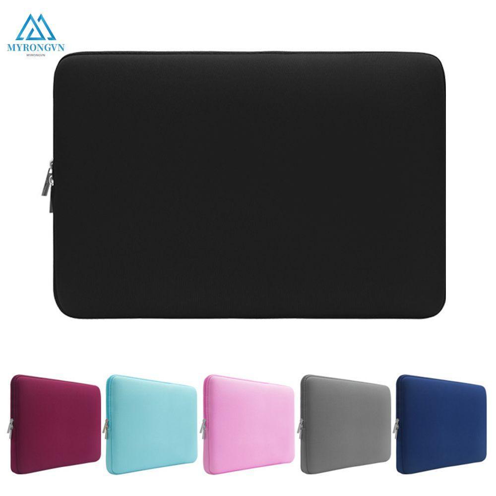 MYRON Túi xách laptop siêu mỏng mềm chống sốc chống thấm nước nhiều màu sắc thời trang